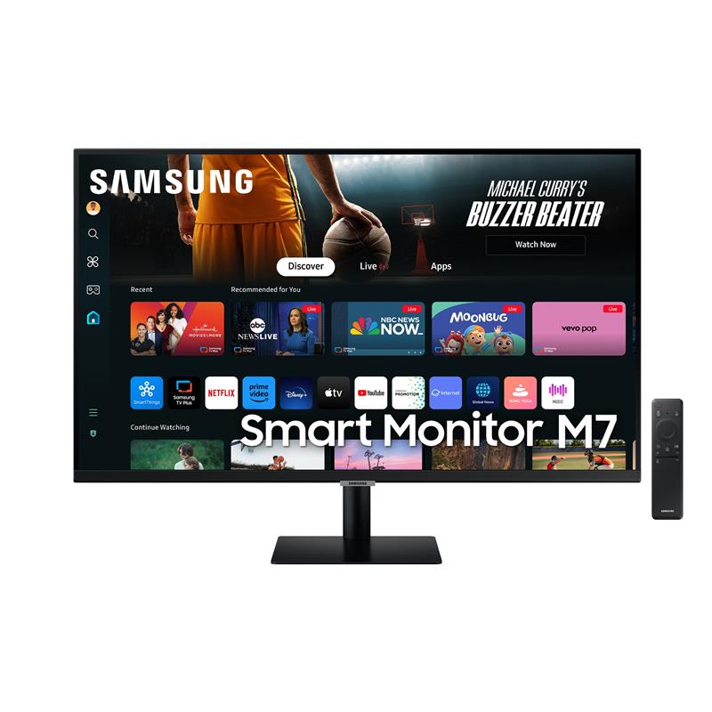 Samsung M70D computer monitor 81,3 cm (32"") 3840 x 2160 Pixels 4K Ultra HD LED Zwart