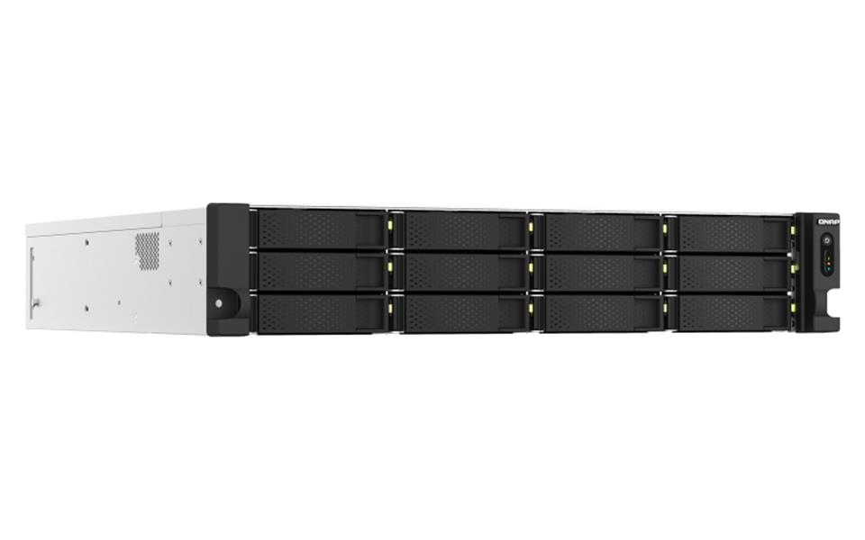 QNAP TS-H1887XU-RP NAS Rack (2U) Ethernet LAN Zwart, Wit E-2336