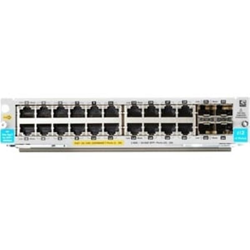 Aruba 20-port 10 100 1000BASE-T PoE 4-port 1G 10GbE SFP v3 zl2 Module