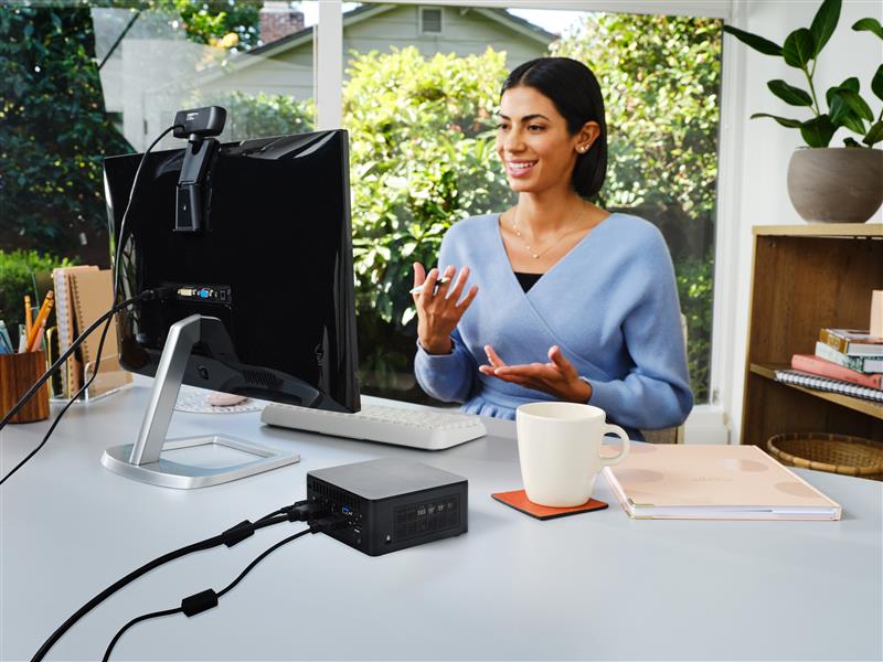 Intel NUC 12 Pro Kit NUC12WSHi5 UCFF Zwart i5-1240P