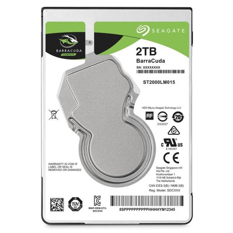 Seagate Barracuda 2.5"" 2.5"" 2000 GB SATA III