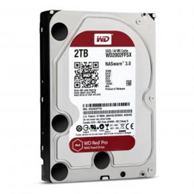 WD HD3.5 SATA3 2TB WD2002FFSX / 24x7 / NAS (Di) 64MB / 7200rpm / CMR