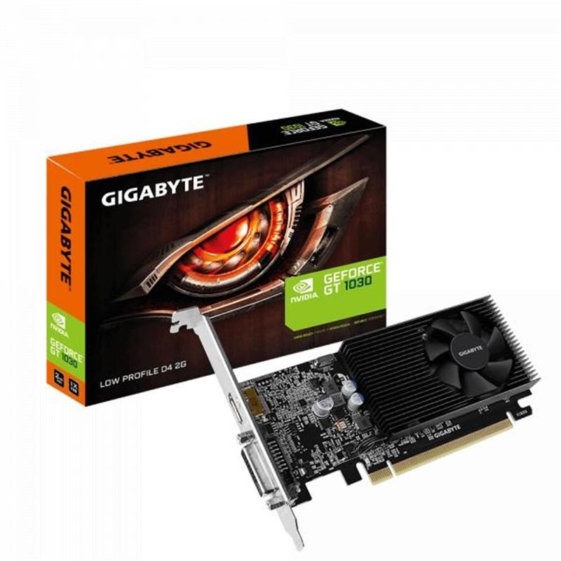 Gigabyte GV-N1030D4-2GL videokaart NVIDIA GeForce GT 1030 2 GB GDDR4