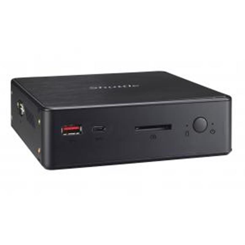 Shuttle XP? slim NC10U7 PC/workstation barebone i7-8565U 1,8 GHz Zwart Intel SoC FCBGA1528