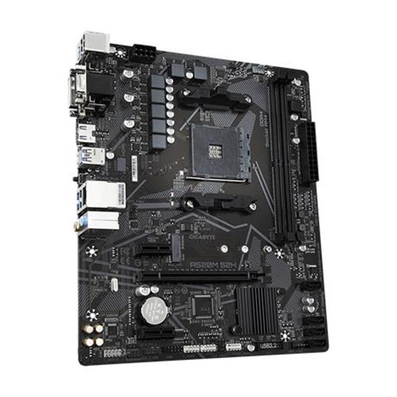 Gigabyte A520M S2H moederbord Socket AM4 micro ATX