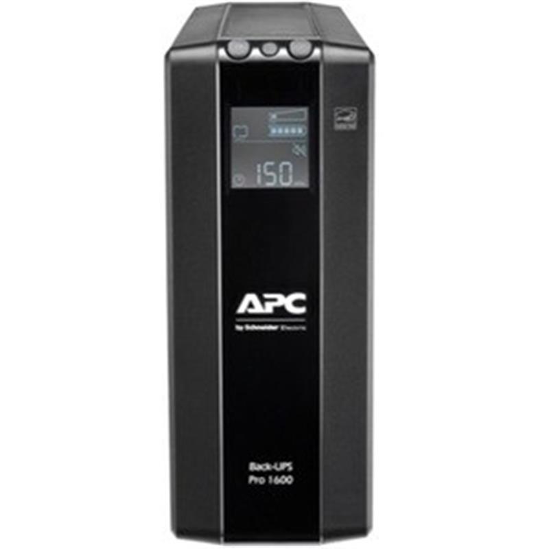 APC Back-UPS PRO BR1600MI - Noodstroomvoeding, 8x C13 uitgang, USB, 1600VA