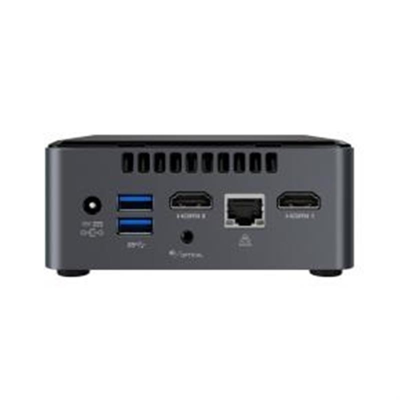 Intel NUC BOXNUC7PJYHN2 PC/workstation barebone UCFF Zwart BGA 1090 J5005 1,5 GHz