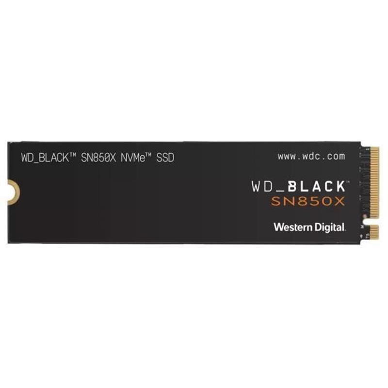 Western Digital SN850X SSD Black 2TB M 2 NVMe Heatsink