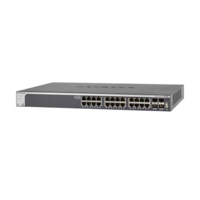 Netgear ProSAFE Smart Switch - XS728T - 24 x 10 Gigabit Ethernet- en 4 dedicated SFP+ poorten