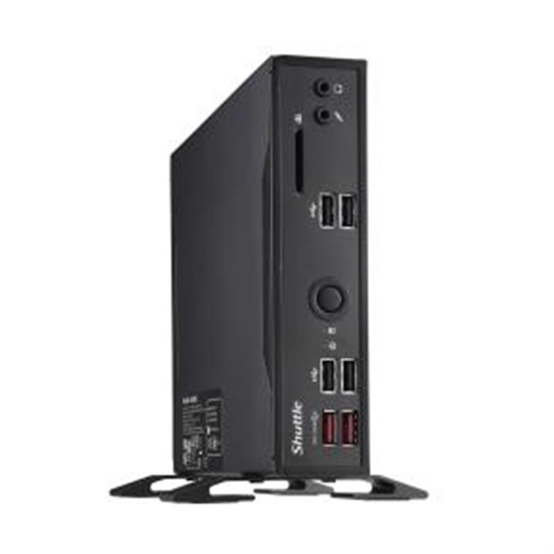 Shuttle XPC slim Barebone DS20U7V2, i7-10510U, 2x LAN (1xGbit, 1x 2.5Gbit), 1xCOM, 1xHDMI, 1xDP, ventilatorloos , 24/7 permanent gebruik