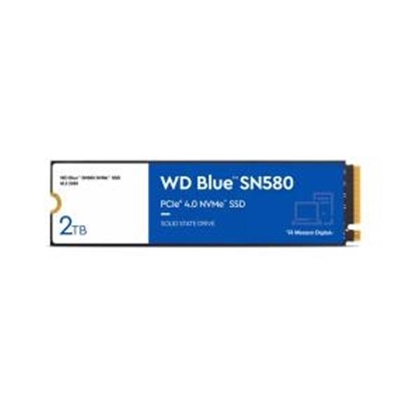 Western Digital SN580 WD Blue SSD 2 TB M 2 NVMe PCIe Gen 4x4 4150 MB s