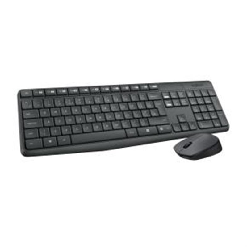 Logitech MK235 toetsenbord RF Draadloos QWERTY US International Grijs