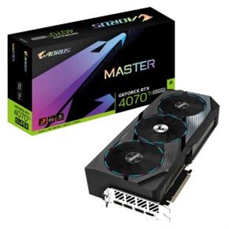 Gigabyte AORUS GeForce RTX 4070 Ti SUPER MASTER 16G NVIDIA 16 GB GDDR6X