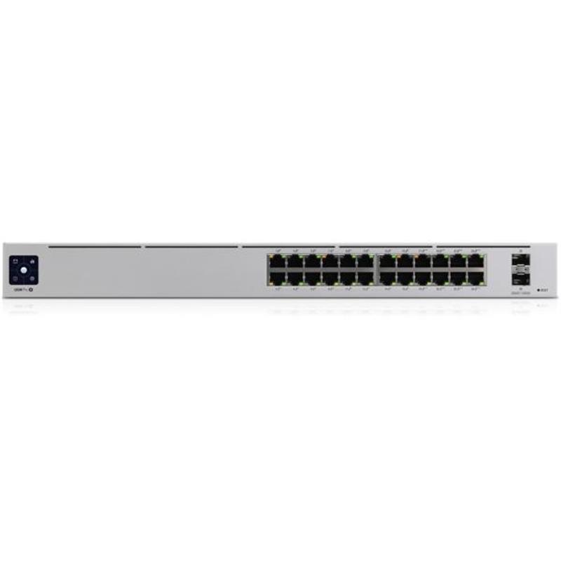 Ubiquiti Switch UniFi 24xRJ45 GBit/2xSFP+ Managed PoE+ 400W Gen2 19 Rack-Mountable, 1,3 Touchscreen