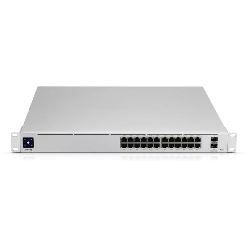 Ubiquiti Switch UniFi 24xRJ45 GBit/2xSFP+ Managed PoE+ 400W Gen2 19 Rack-Mountable, 1,3 Touchscreen