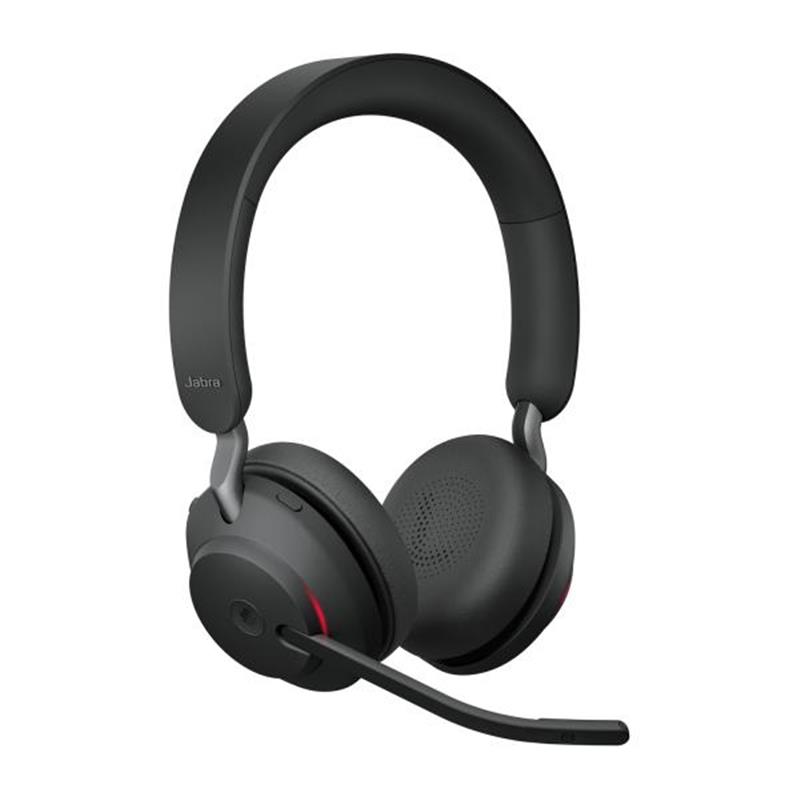 Jabra Evolve2 65, MS Stereo Headset Draadloos Hoofdband Kantoor/callcenter USB Type-A Bluetooth Zwart