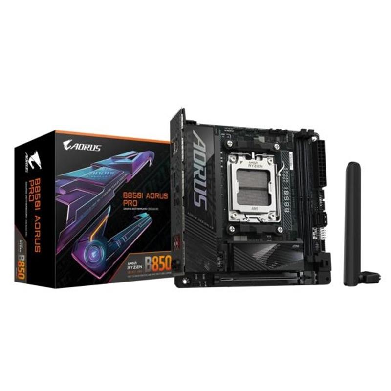GIGABYTE B850I AORUS PRO moederbord AMD B850 Socket AM5 mini ITX