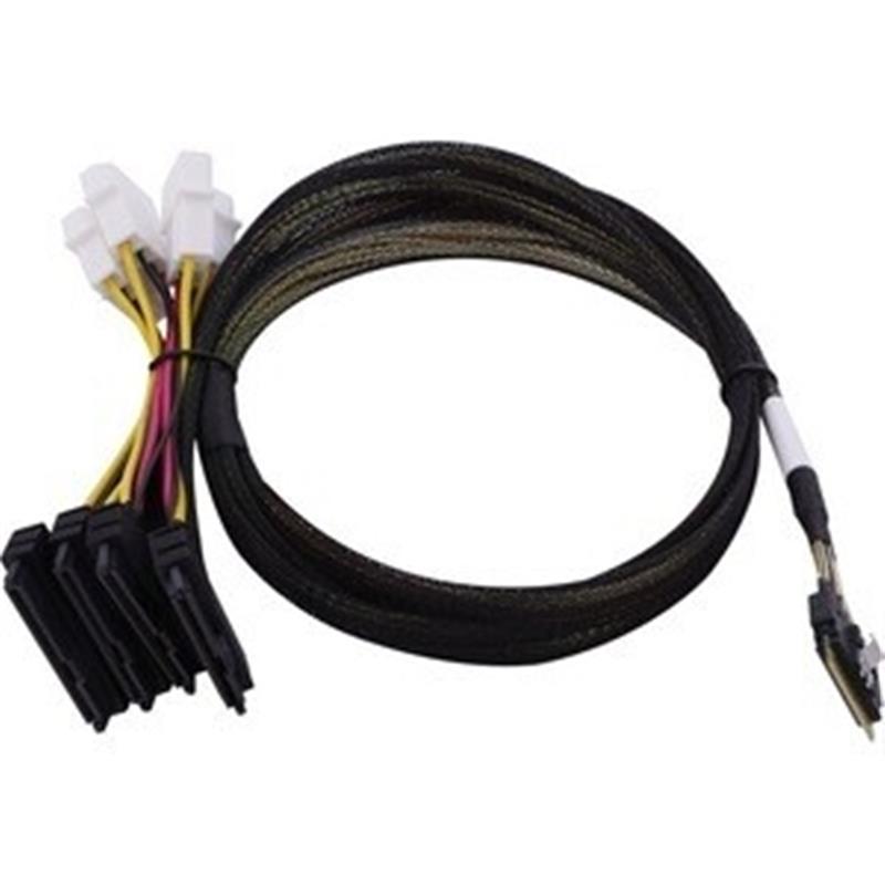 Adaptec Kabel SFF8654 -> SFF8639 4xU.3 intern 0.8m SlimSAS - 4SFF-8639 ×2 U.3 tri-mode SAS/SATA/NVMe