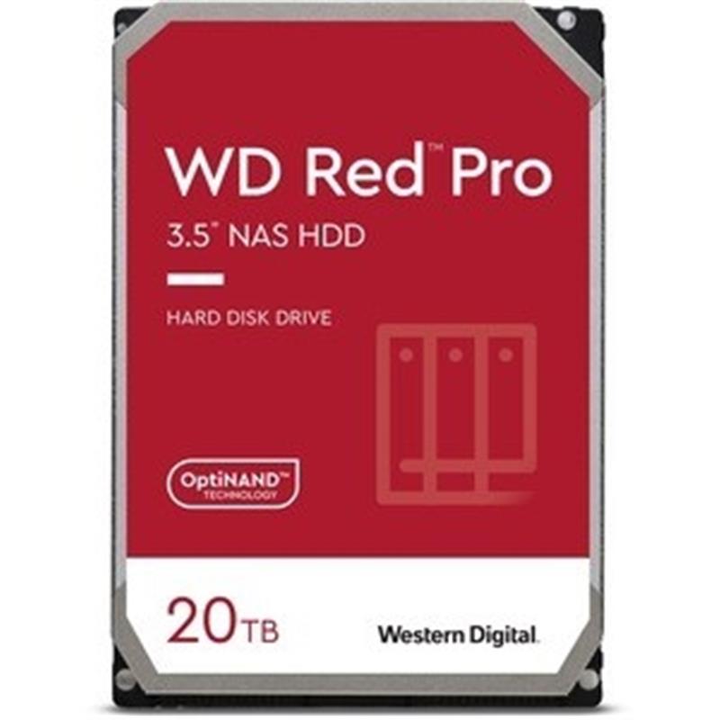 Western Digital RED Pro HDD 20TB 3 5 7200 RPM Serial ATA III 512MB HDD CMR