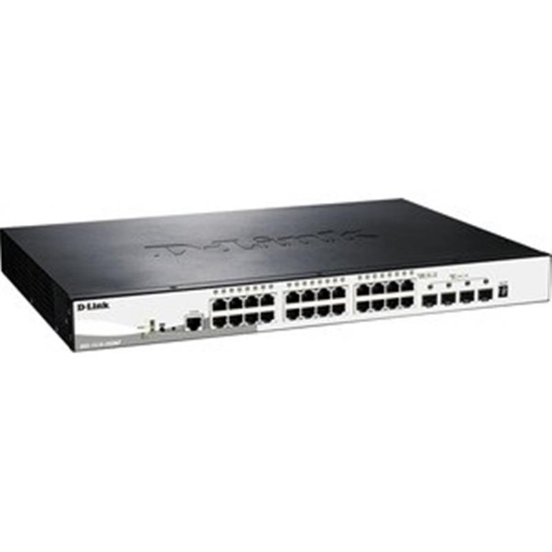 D-Link Switch DGS-1510-28XMP/E 24xGBit PoE (370W)/4xSFP+