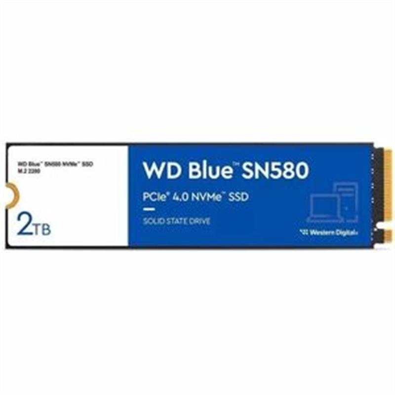 WD SSD M.2 (2280) 2TB Blue SN580 PCIe 4.0/NVMe (Di)