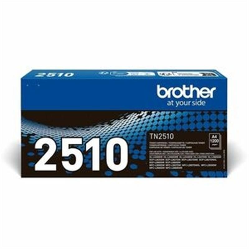 Brother TN2510 Black Toner Cartridge ISO Yield up to 1.200 pages tonercartridge 1 stuk(s) Origineel