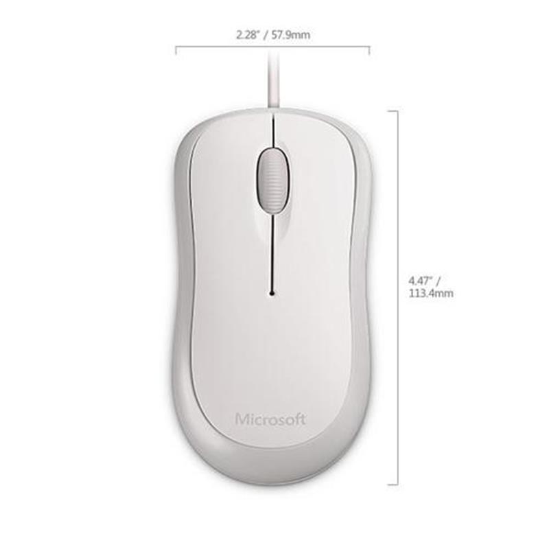 Microsoft Basic Optical Mouse for Business muis USB Type-A Optisch 800 DPI Ambidextrous