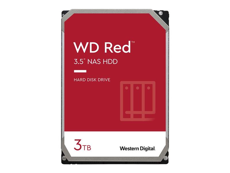 Western Digital RED NAS HDD 3TB 3 5 SATA3 64MB 5400 RPM 147 MiB s 4 1W SMR