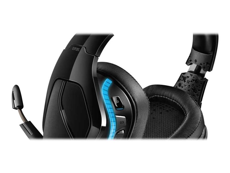 Logitech Headset G935 Gaming 7.1 Surround black