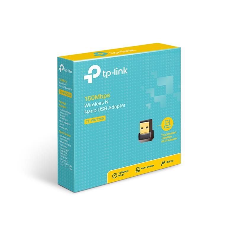 TP-LINK TL-WN725N netwerkkaart & -adapter WLAN 150 Mbit/s