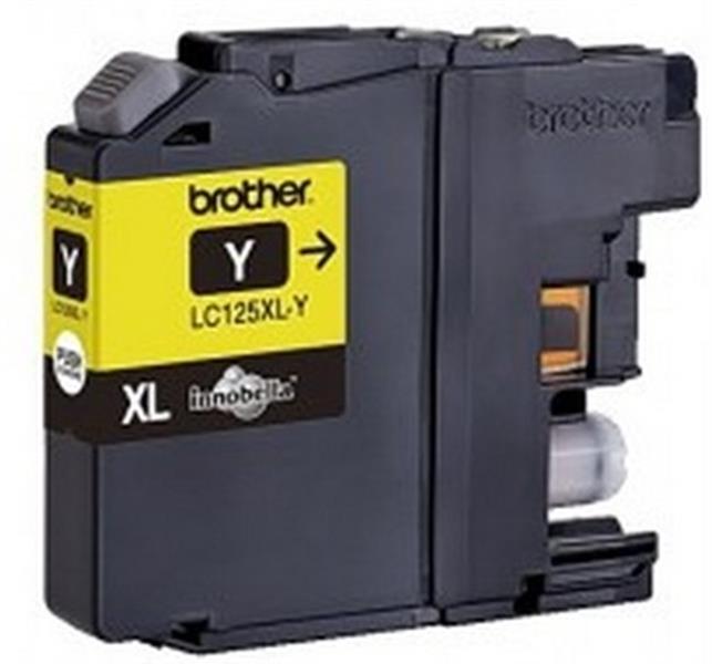 Brother LC-125XLY inktcartridge Origineel Geel 1 stuk(s)