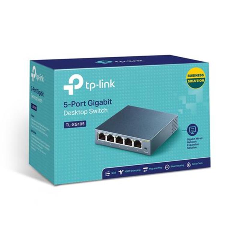 TP-LINK TL-SG105 netwerk-switch Unmanaged Zwart