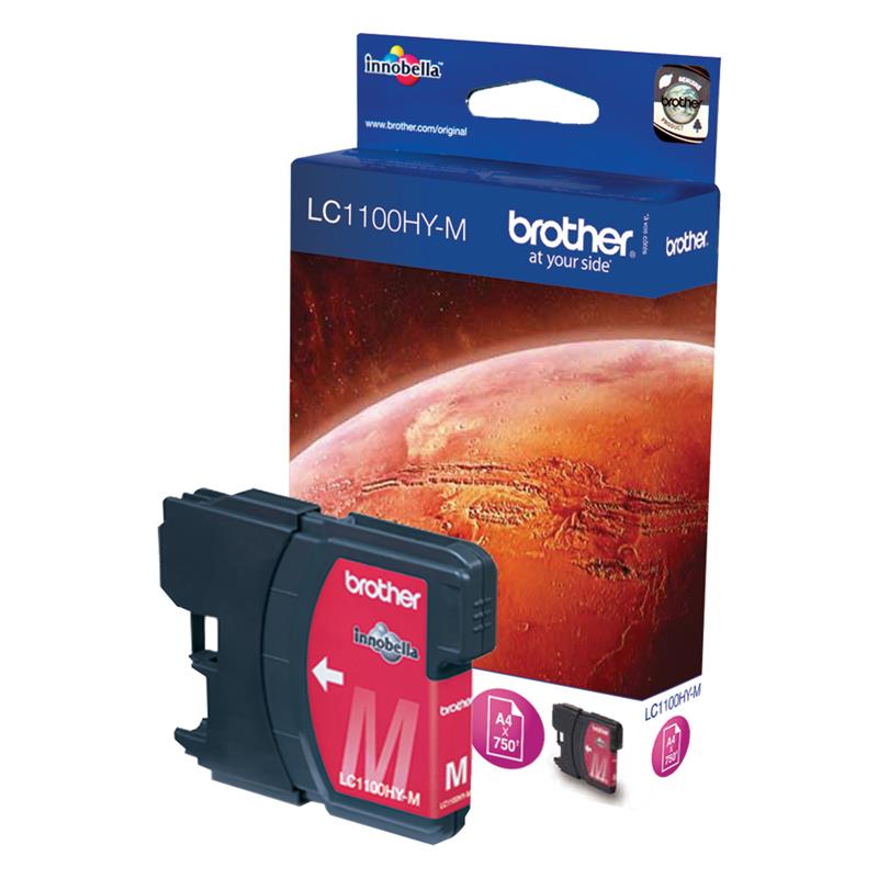 Brother LC-1100HYM Ink Cartridge Origineel Magenta 1 stuk(s)