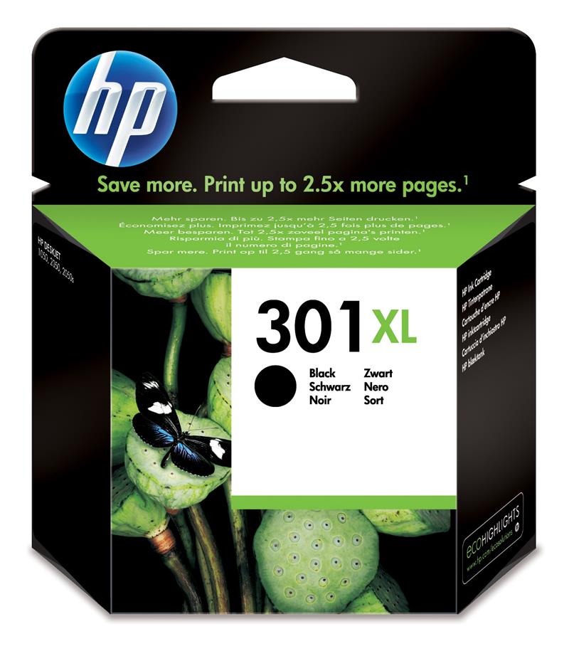 HP 301XL Origineel Zwart 1 stuk(s)