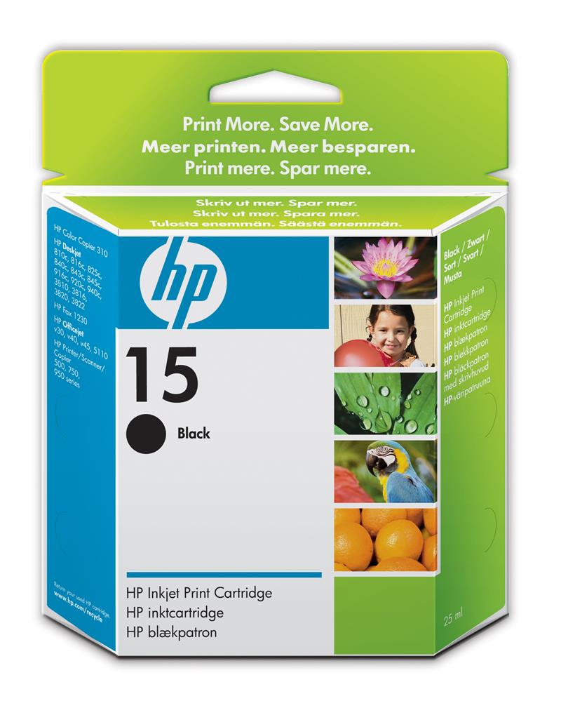 HP 15 Origineel Zwart 1 stuk(s)