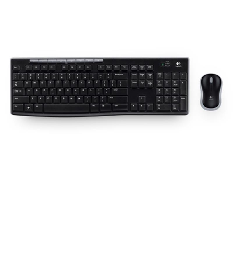 Logitech MK270 toetsenbord RF Draadloos QWERTY Tsjechisch, Polijsten, Turks Zwart, Zilver