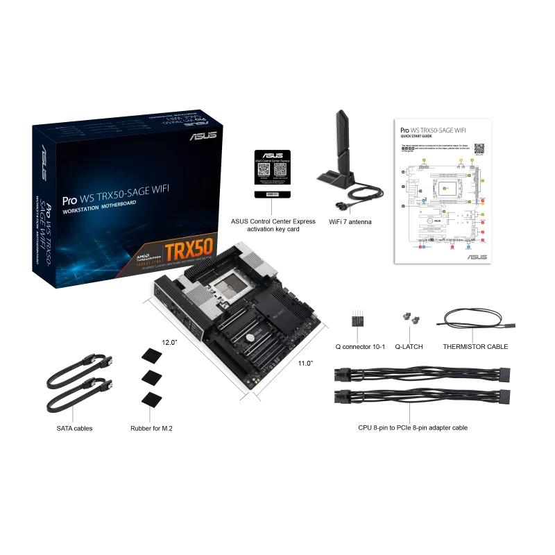 ASUS Pro WS TRX50-SAGE WIFI AMD TRX50 Socket sTR5 SSI CEB