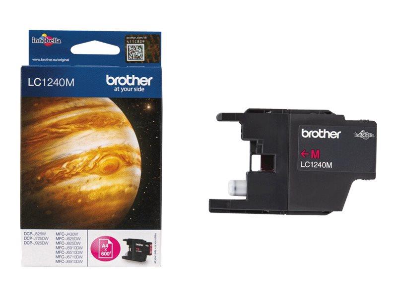 Brother LC-1240M inktcartridge Origineel Magenta 1 stuk(s)