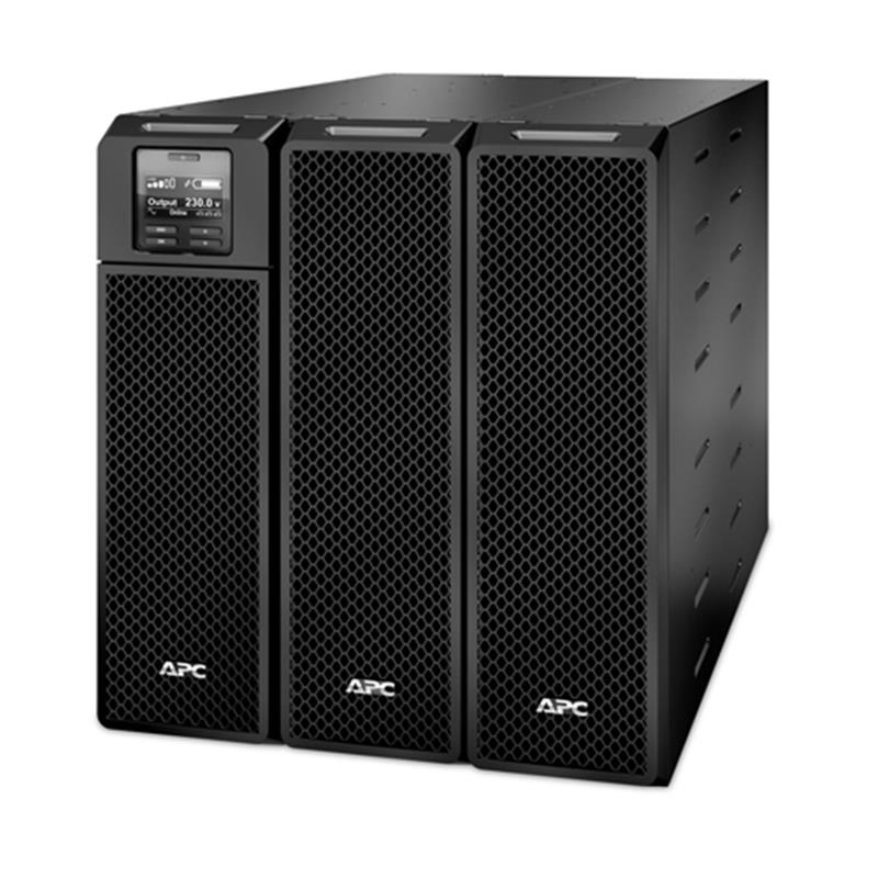 APC Smart-UPS On-Line SRT8KXLI - Noodstroomvoeding, 6x C13, 4x C19, hardwire 1 fase uitgang, Embedded NMC, tower, 8000VA