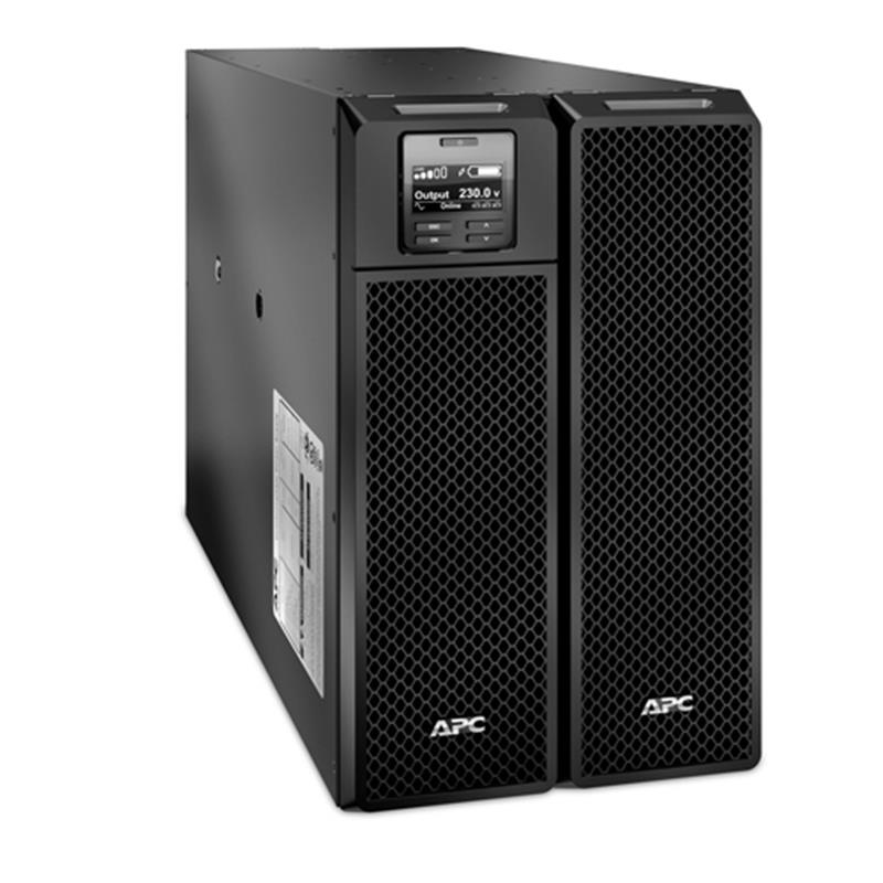 APC Smart-UPS On-Line 10KVA noodstroomvoeding 6x C13, 4x C19, hardwire 1 fase uitgang, Embedded NMC