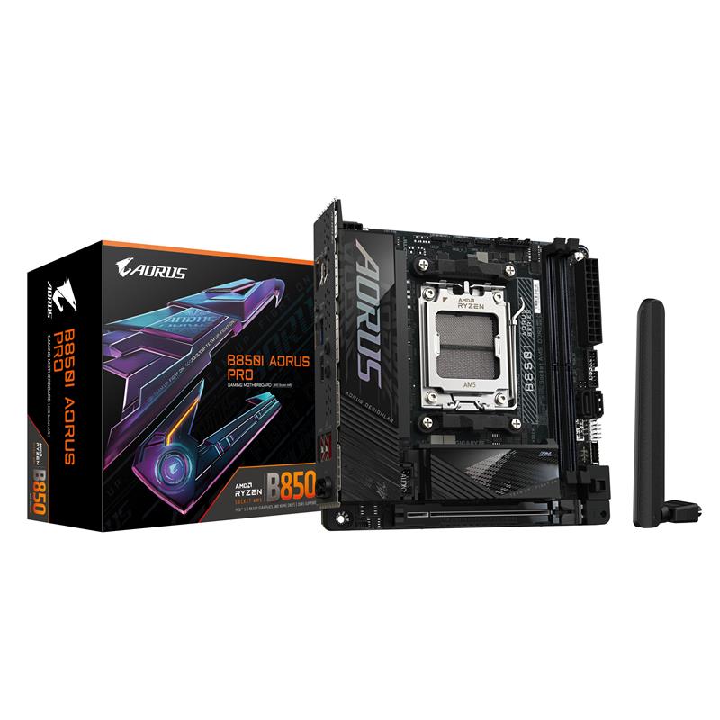 GIGABYTE B850I AORUS PRO moederbord AMD B850 Socket AM5 mini ITX