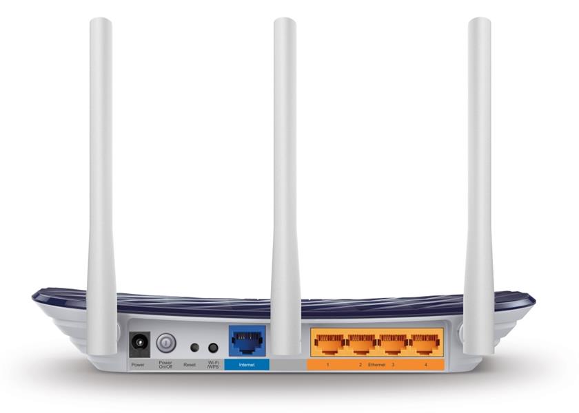 TP-LINK AC750 draadloze router Dual-band (2.4 GHz / 5 GHz) Fast Ethernet Zwart, Wit