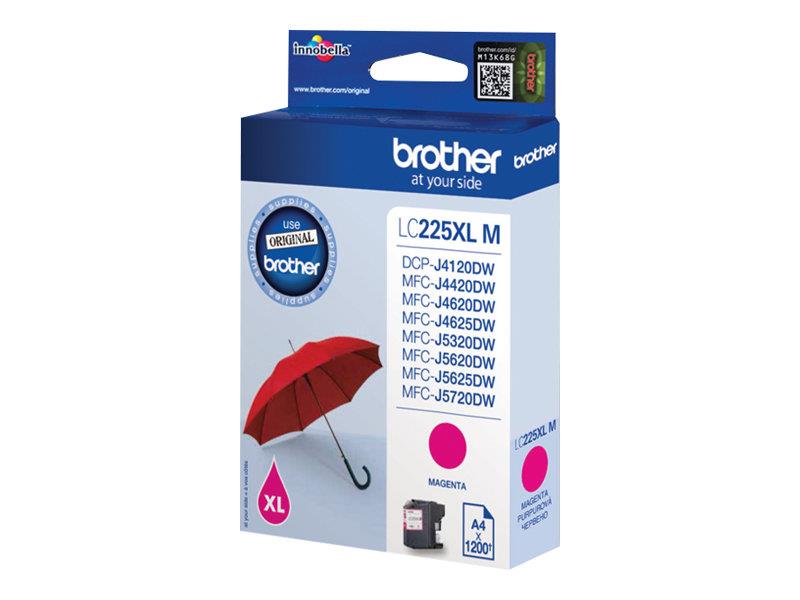 Brother LC-225XLM inktcartridge Origineel Magenta 1 stuk(s)