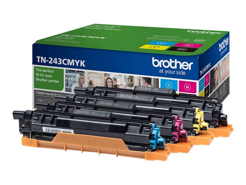 Brother TN-243CMYK tonercartridge Origineel Zwart, Cyaan, Magenta, Geel 1 stuk(s)