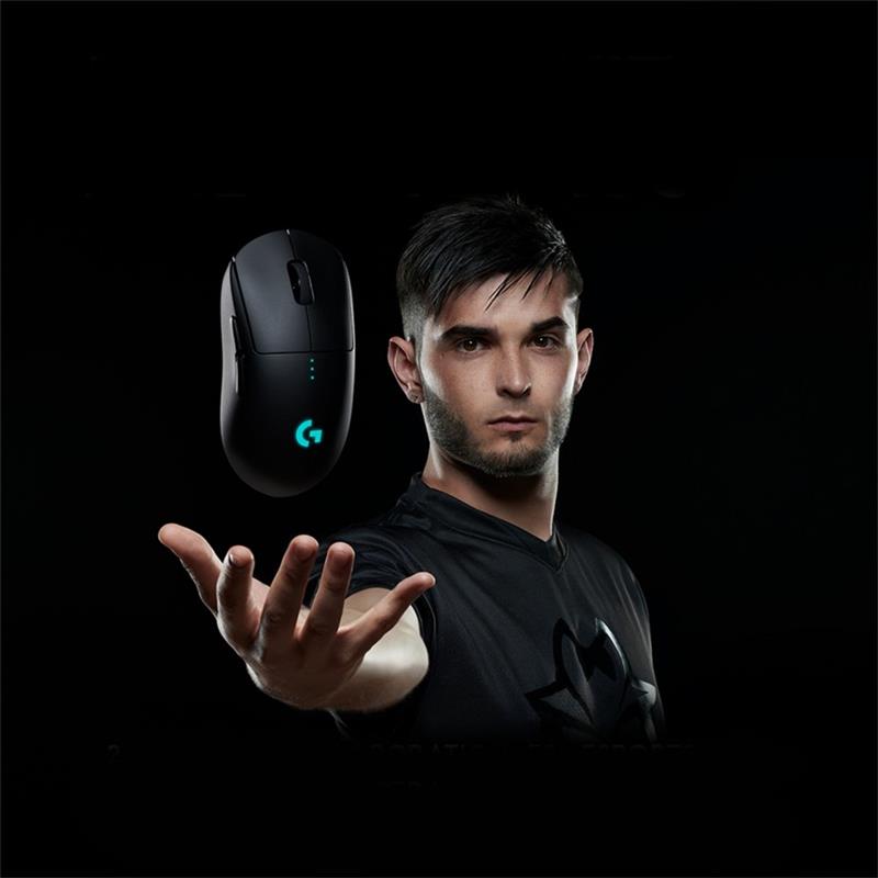 Logitech Mouse G PRO WIRELESS Gaming black 1,8m USB-Lade-/Datenkabel,LIGHTSPEED USB-Empfänger