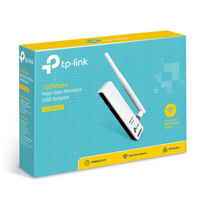 TP-LINK TL-WN722N netwerkkaart & -adapter WLAN 150 Mbit/s