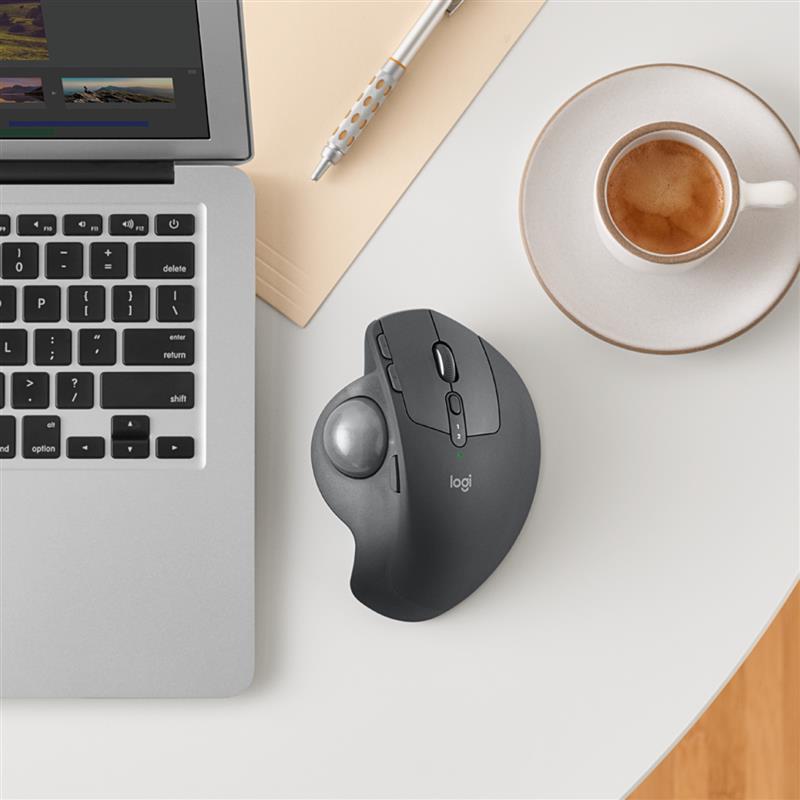 Logitech MX Ergo muis RF draadloos + Bluetooth Trackball 440 DPI Rechtshandig