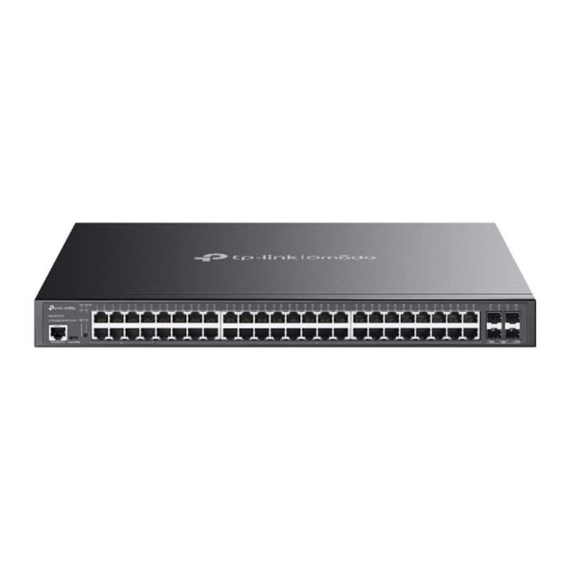 TP-Link Omada SG3452XMPP netwerk-switch Managed L2+ Gigabit Ethernet (10/100/1000) Power over Ethernet (PoE) 1U Zwart