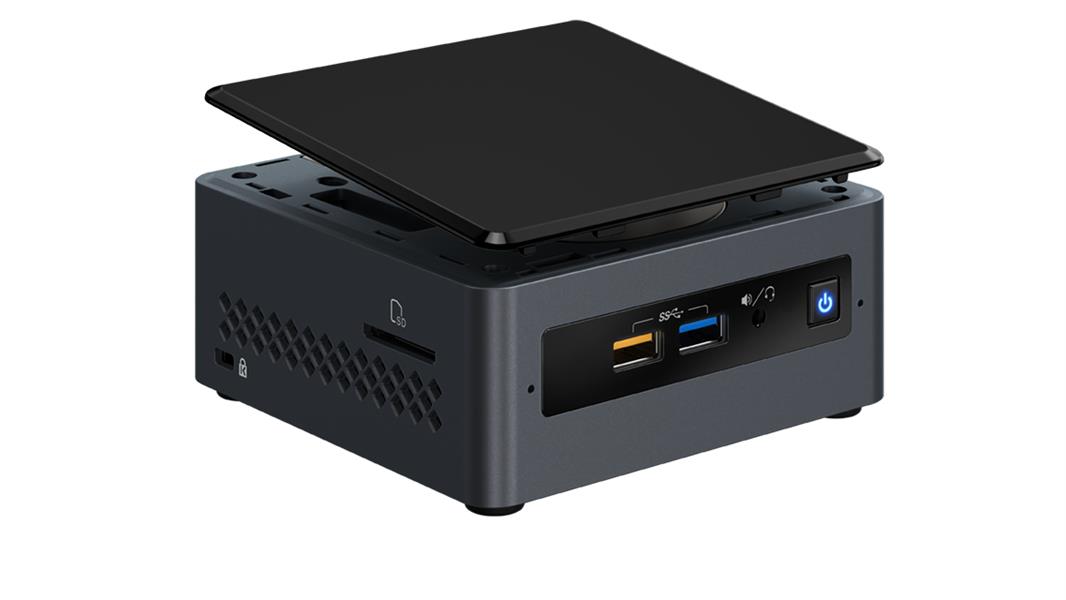 Intel NUC BOXNUC7PJYHN2 PC/workstation barebone UCFF Zwart BGA 1090 J5005 1,5 GHz