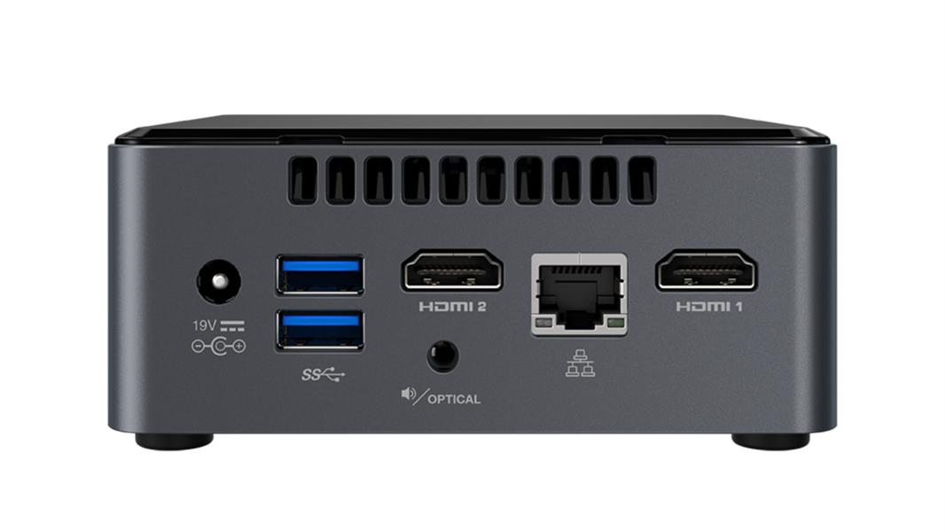 Intel NUC BOXNUC7PJYHN2 PC/workstation barebone UCFF Zwart BGA 1090 J5005 1,5 GHz